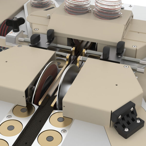 ST_400_2.jpg Galli ST 400 TEKNO Milling machine with 4 adjustable vertical tools for belts, strips and shoulder strap, model with electronics settings