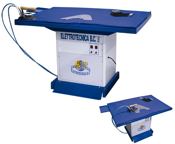 T001.png Elettrotecnica BC Mod BCT001 Iron machine with vapor generator and aspiration table