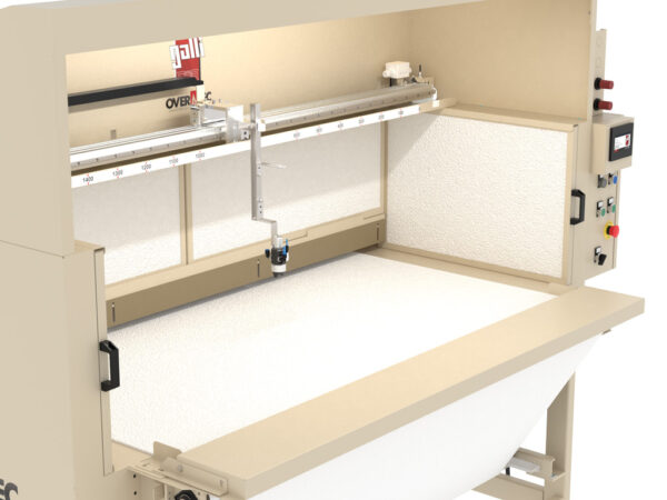 Galli TB1601-N.1 + UNA5 utomatic spray gluing machine with conveyor belt and dryer unit