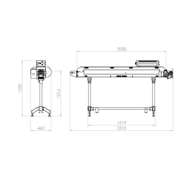 TGV_20_4.jpg Galli TGV 20 Drying oven for belts and stripes with opening 110 mm