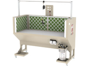 Galli TS 2 Spray applicator for two-component water-based adhesive with suction table