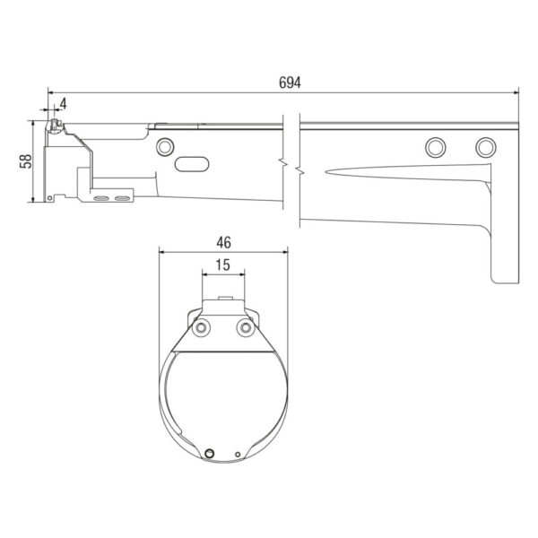 VBS_669_700_misure_1000x1000.jpg Cometa VBS 669 700 Special Long-cylinder-arm lockstitch sewing machine, triple feed