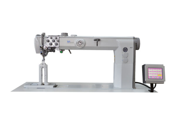 VCA40_02_XXS_2_AGHI_H230_PO_principale_orizz-1.jpg Cometa VCA 40 02 High Post bed, single needle machine, bottom feed, needle feed and alternating feet, with foot stroke adjustable up to 9mm