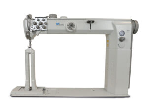 Cometa VCA 40 02 CS XXS-2 Needles-700 High Post bed long arm sewing machine with a left sliding column. Bottom feed, needle feed and alternating feet, with foot stroke adjustable up to 9mm