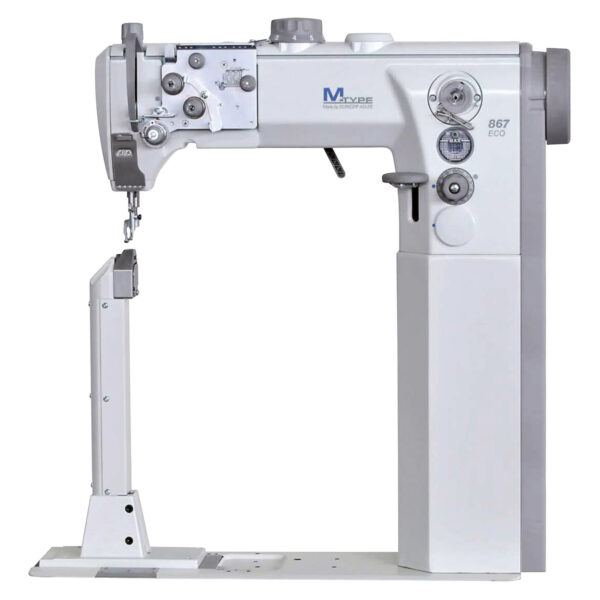 Cometa VCA 40 02 High Post bed, single needle machine, bottom feed, needle feed and alternating feet, with foot stroke adjustable up to 9mm