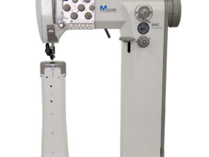 Cometa VCA 888 400 2 Needles Post bed, lockstitch sewing machine, with wheel feed, needle feed and driven roller presser feed. Thread trimming.