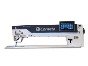 Cometa VP 867 700 DELTA Single or double needle flat bed, long arm, lockstitch sewing machine with triple feed