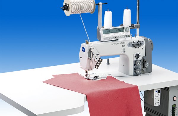 Durkopp Adler 175 / 176 / 179 – Single or double needle chainstitch machine with DIFFERENTIAL FOOT TOP FEED or DIFFERENTIAL BOTTOM FEET