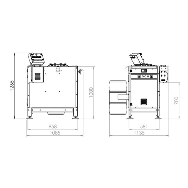 lcs_22_1.jpg Galli LCS 2+2 Milling/polishing machine with two vibrating glazing hot tools and two polishing tools for edges, with tip polishing