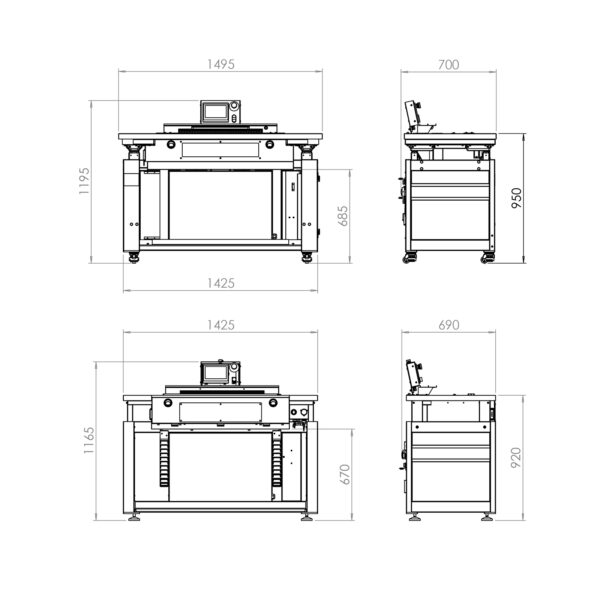 Galli MULTICOLOR XL Automatic coloring machine for round and oval holes with interchangeable tools