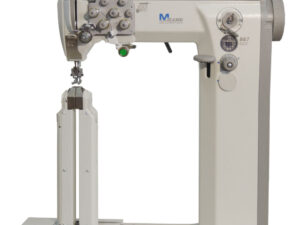Cometa VCA 40 02 CS ES - 2 Needles High, Extra small Post bed sewing machine with a sliding column. Bottom feed, needle feed and alternating feet, with foot stroke adjustable up to 9mm