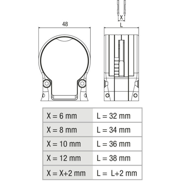 specifiche_1000x1000.jpg Cometa VBO 2 NEEDLES Triple feeding, two needles lockstich sewing machine with oscillating arm and XXS post bed