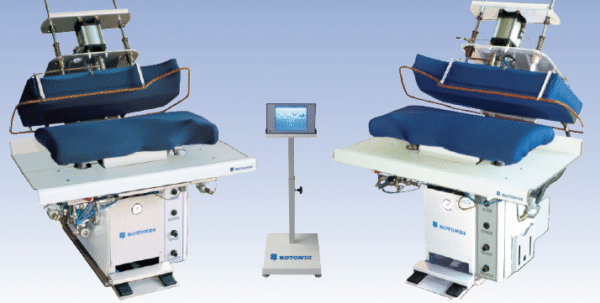 Rotondi FRV T-133 Vertical full back press for forepart underpressing & blocking. Equipped with Leonardo computer