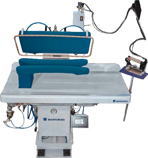 Rotondi FRV J-55 DO Vertical full back press for forearm seam opening