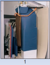 Rotondi GJ-328 Automatic unit for L&R shoulder, sleeve and arm-hole creasing. Equipped with Leonardo computer and precision pressing device