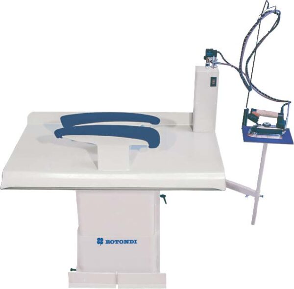 Rotondi TAR SR-48 + 50/TAR SR-48 DO INOX Table for jacket edge seam opening