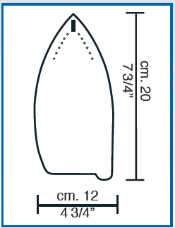 1-49.png Rotondi EC-112ST Electric steam iron 800W, with cork handle