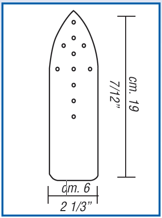 Rotondi LG-200 Steam iron for seam opening
