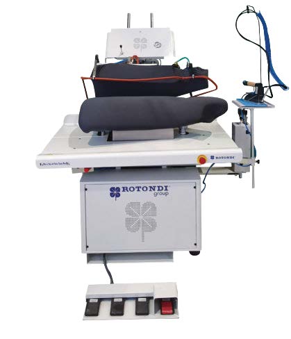 1-55.jpg Rotondi FRV U-339 Vertical full back presses for L&R sides and back. Equipped with Leonardo computer and precision pressing device