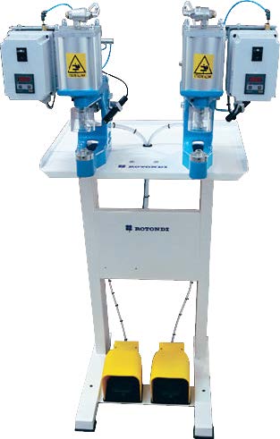 Rotondi AG-01/AG-02 Machine with one or two heads for hooks and button application
