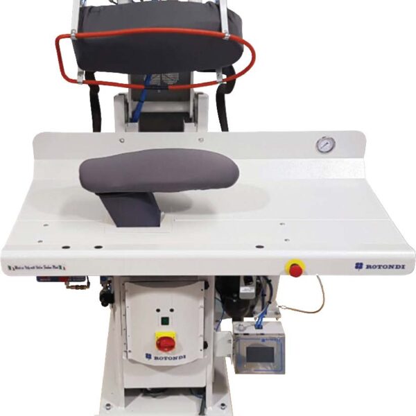 Rotondi BL B-99/BL B-32 Trouser top press with LEONARDO computer and sequenced software (optional)