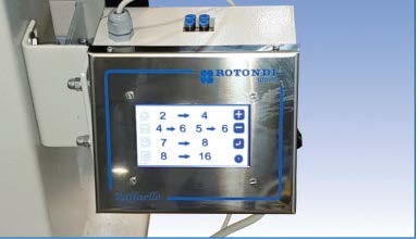 Rotondi 2500 SERIES Rectangular ironing boards for knitwear, with vacuum and steam