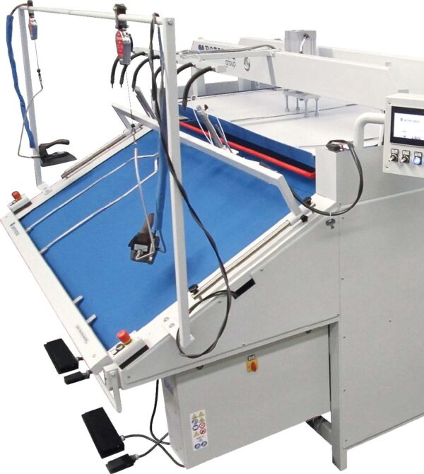 Rotondi SERIES 201 Four sections automatic conveyor pressing machine, one T-shirt in 15 seconds