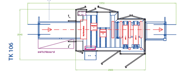 Teknomac TK106 / TK107 Border machine