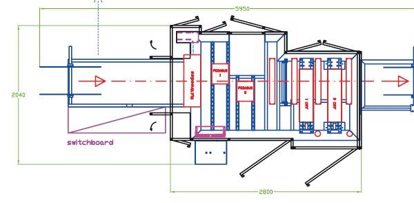 Teknomac TK106 / TK107 Border machine