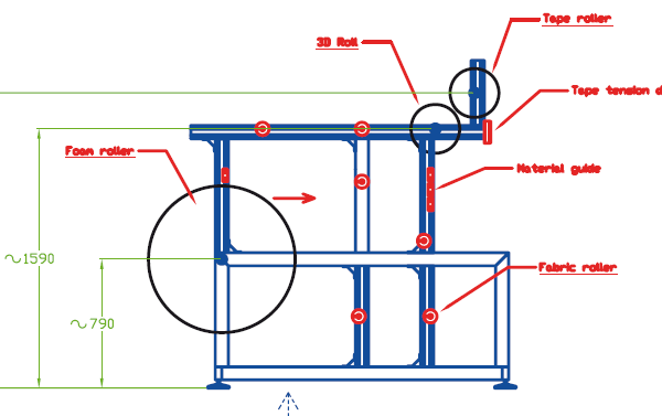 Teknomac TK106 / TK107 Border machine