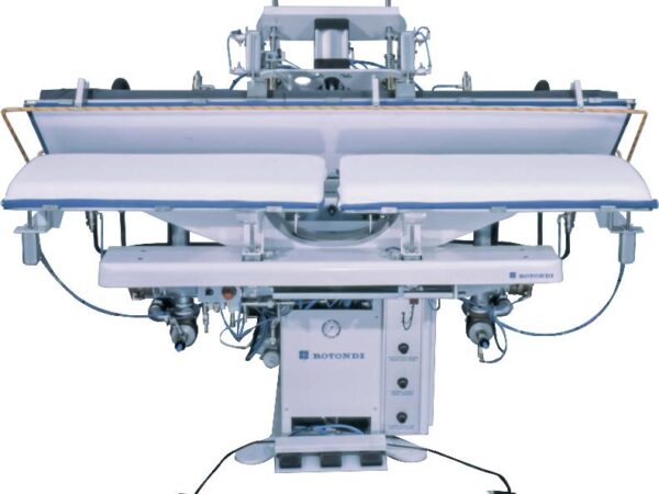 Rotondi FRV E-203 Double legger with vertical full back movement, head divided into three steam chambers, LEONARDO computer and stretch screens