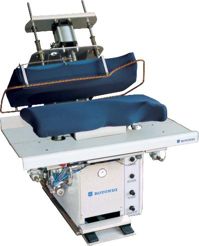 Rotondi FRV T-133 Vertical full back press for forepart underpressing & blocking. Equipped with Leonardo computer