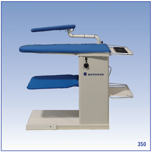 Rotondi 350 Vacuum Ironing table for tailors, ateliers and alteration-shops