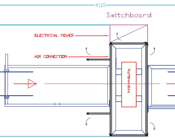 Teknomac TK 206 Border machine for 3D, zips and tapes sewing