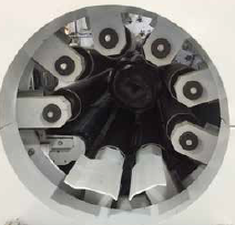 Teknomac TK380-TK391-TK303 Complete automatic line to wrap, press, fold into 3 sections and roll up mattresses.