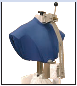 Rotondi 2060 Automatic tensioning form finisher for ironing men's or women's jackets and overcoats, or wool garments, extremely compact in size.