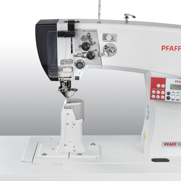 PFAFF 591 ﻿Post-bed special sewing machine with wheel feed, roller presser and needle feed