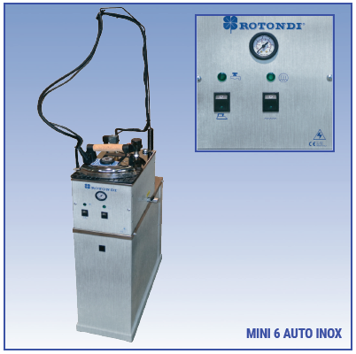 Rotondi MINI 6 AUTO INOX - Semi-automatic steam generator