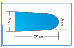 Rotondi MINI 8 - Suction or Suction & Blowing Ironing Board with folding legs for families, tailors, ateliers, and shops.