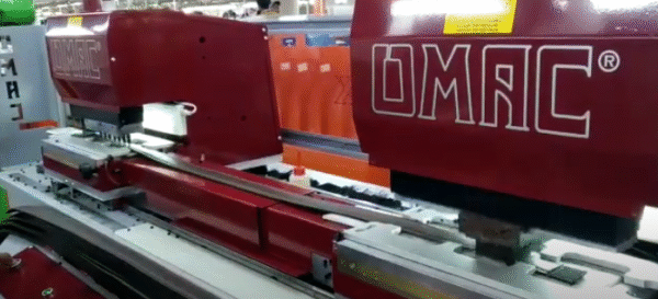 OMAC 735 Hydraulic Punching Machine with two heads