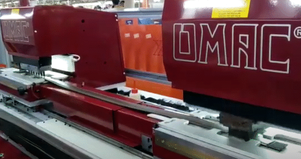 OMAC 735 Hydraulic Punching Machine with two heads