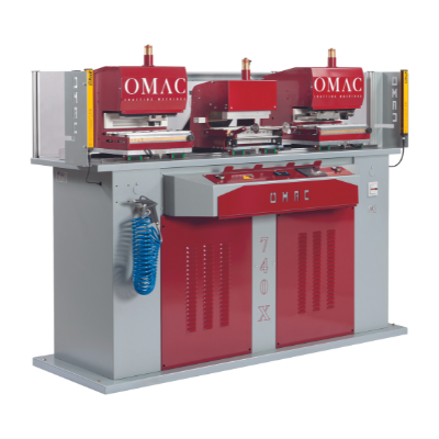 OMAC 740 Hydraulic Punching and Sizing Machine with two heads