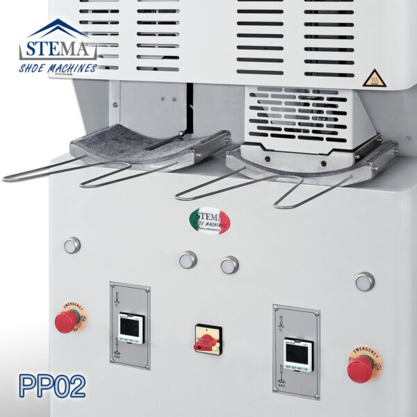 Stema PP02 Pneumatic double small press for the application of tips for stand