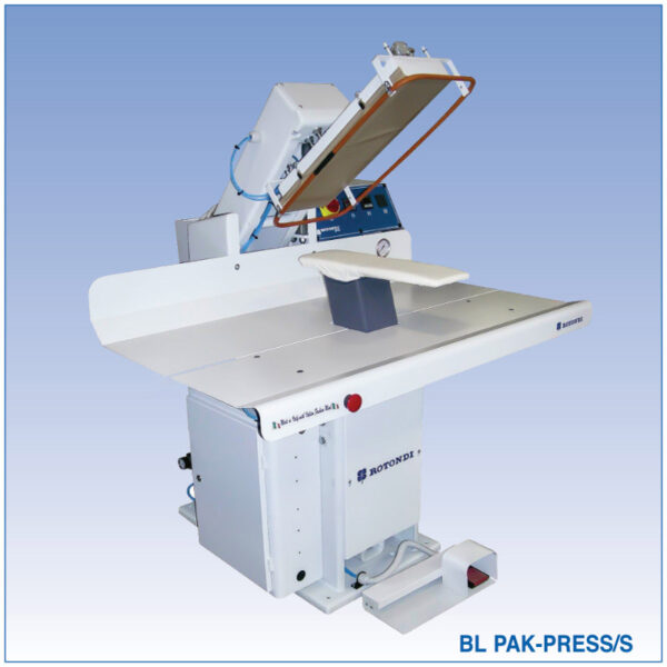 Rotondi BL PAK-PRESS/S (DO) Automatic press for local shiny or wrinkle effects on trousers or any kind of garments