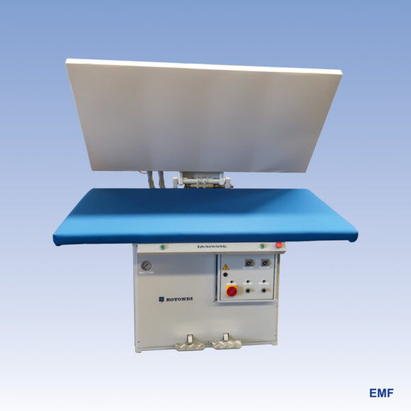 Rotondi Serie EMF Knitwear press -buck size 180x 90 cms - steam heated head, steam heated buck, buck with vacuum and steaming