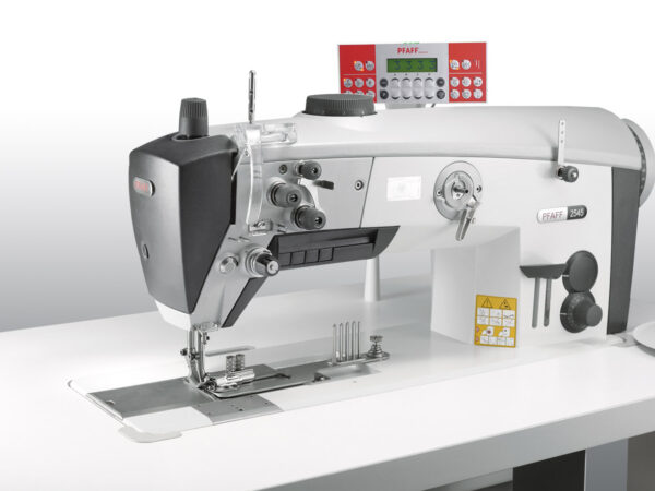 PFAFF 2545 BASIC -17 with Binder Unison special high-speed sewing machines with vertical hook and feed-synchronized binder