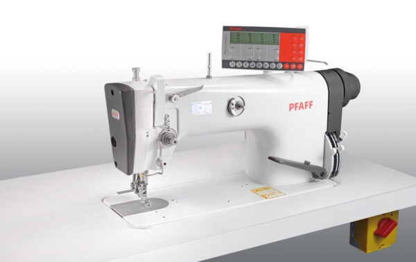 PFAFF 487 Special flatbed, high-speed sewing machine with drop feed and variable top feed