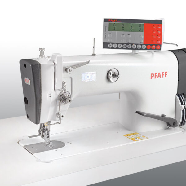 PFAFF 487 Special flatbed, high-speed sewing machine with drop feed and variable top feed