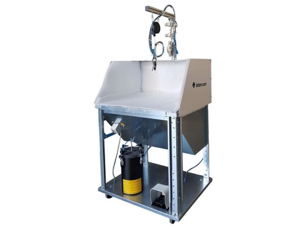 INTERCOM I788 - Vacuum bench B7 spraying system S8 and tank CO Manual machine for gluing small and large productions