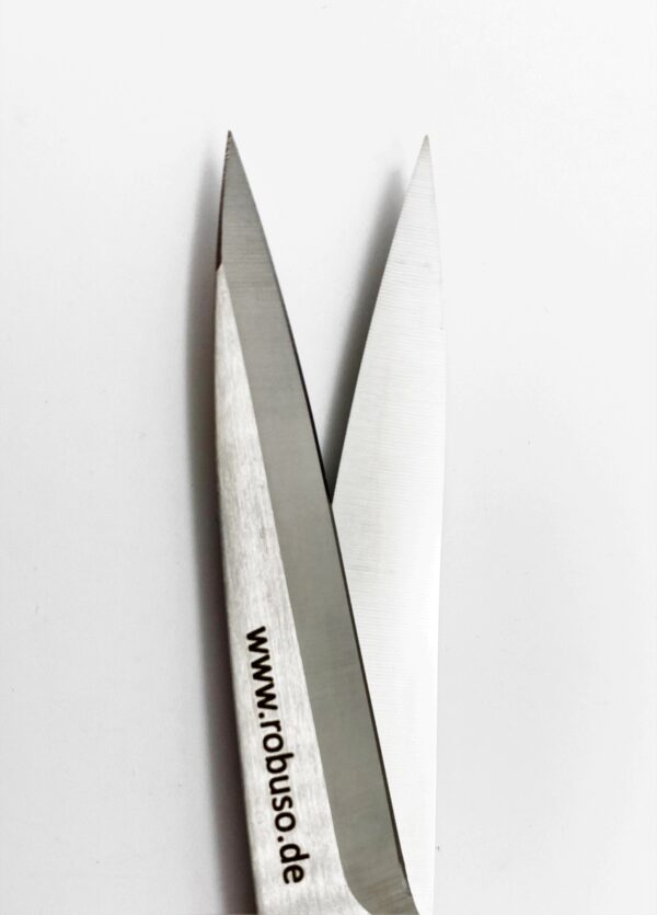 KAI sewing scissors 2215/2/R/6.5", bent up & serrated